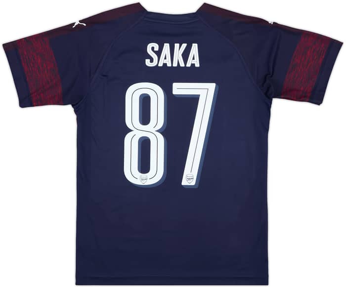 2018-19 Arsenal Away Shirt Saka #87 - 8/10 - (S)