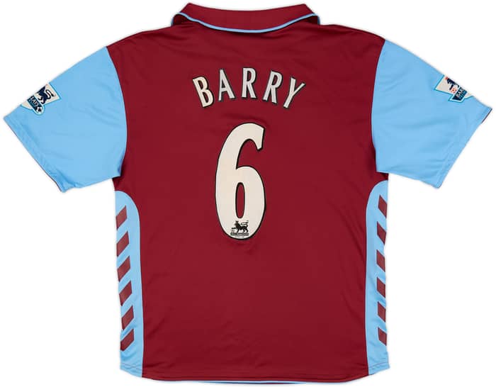 2006-07 Aston Villa Home Shirt Barry #6 - 7/10 - (L)