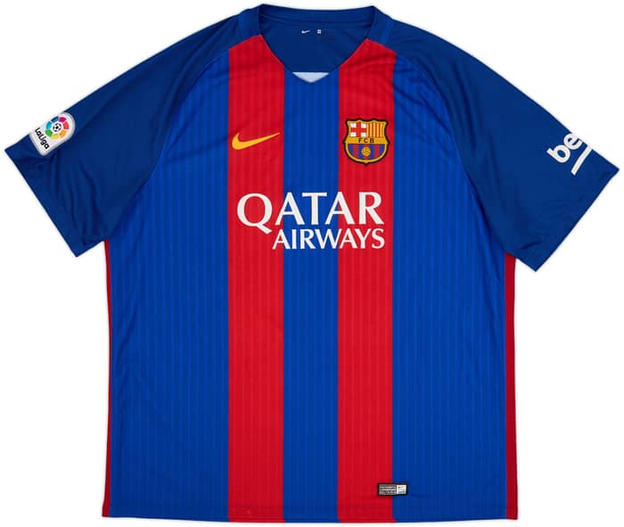 2016-17 Barcelona Home Shirt Messi #10 - 9/10 - (XXL)