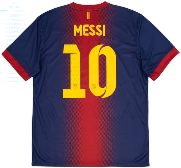 2012-13 Barcelona Player Issue Home Shirt Messi #10 - 10/10 - (L)