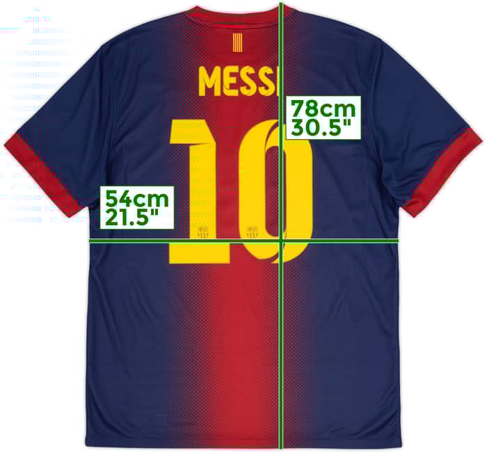 2012-13 Barcelona Player Issue Home Shirt Messi #10 - 10/10 - (L)