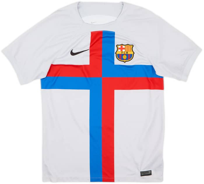 2022-23 Barcelona Third Shirt Lewandowski #9 - 7/10 - (S)