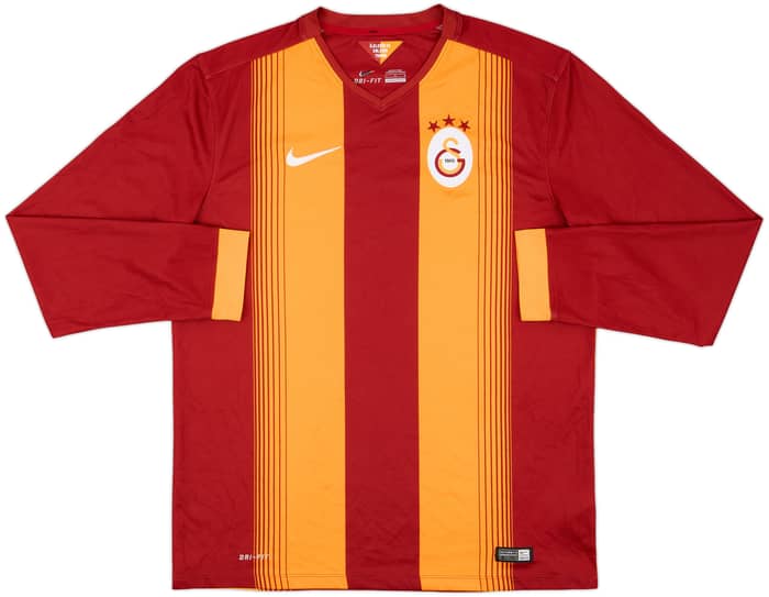 2014-15 Galatasaray Home L/S Shirt - 8/10 - (L)
