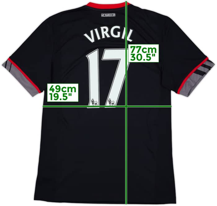 2016-17 Southampton Away Shirt Virgil #17 - 9/10 - (L)