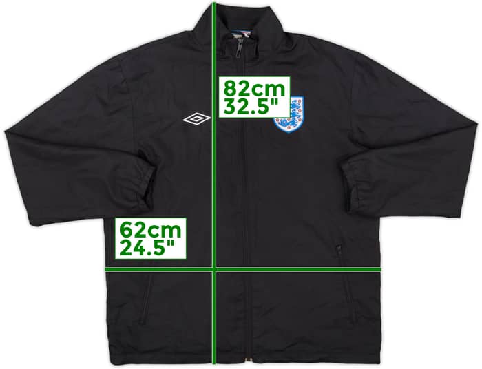 2010-11 England Umbro Track Jacket - 8/10 - (XL)