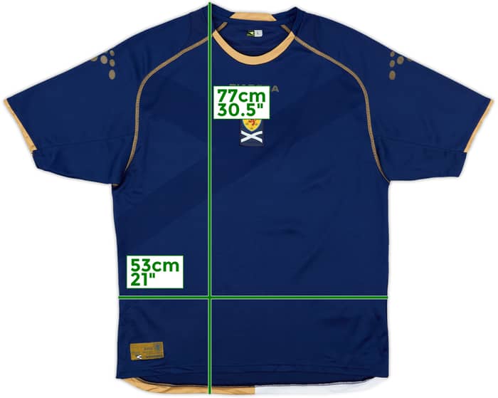 2007-08 Scotland Home Shirt - 6/10 - (L)