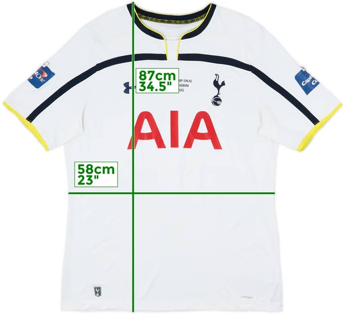 2014-15 Tottenham Home Shirt - 5/10 - (XXL)