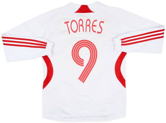 2007-08 Liverpool Away L/S Shirt Torres #9 - 6/10 - (L.Boys)