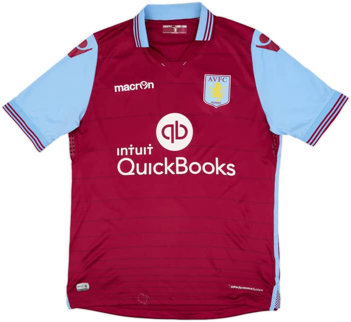 Camiseta de local del Aston Villa 2015-16 Grealish #40 - 6/10 - (M)