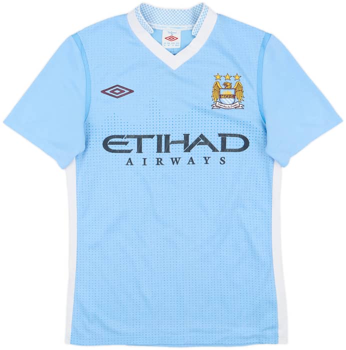 2011-12 Manchester City Home Shirt Balotelli #45 - 6/10 - (XS)