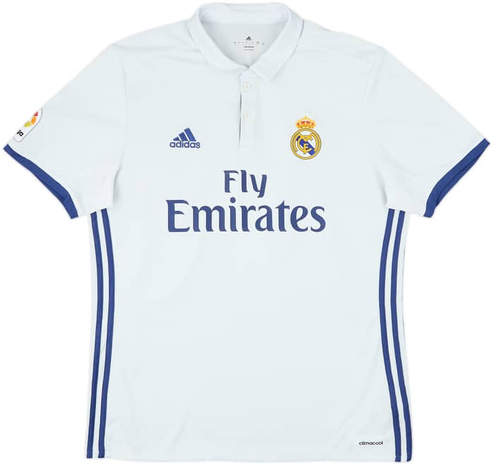 2016-17 Real Madrid Home Shirt Sergio Ramos #4 - 7/10 - (L)