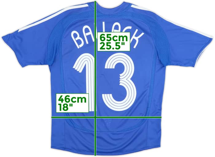 2006-08 Chelsea Home Shirt Ballack #13 - 8/10 - (L.Boys)