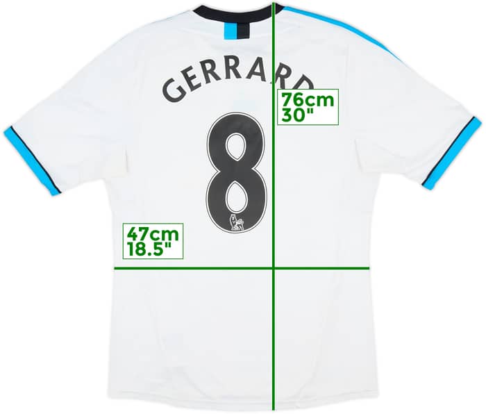 2011-12 Liverpool Third Shirt Gerrard #8 - 5/10 - (M)