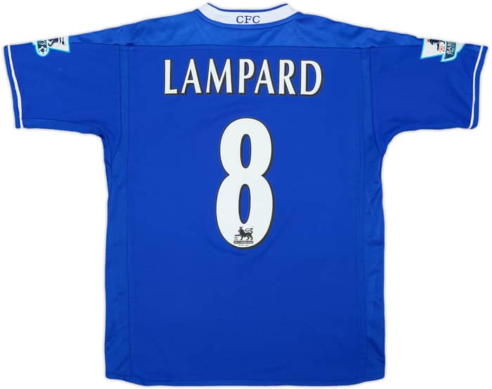 2003-05 Chelsea Home Shirt Lampard #8 - 7/10 - (L.Boys)