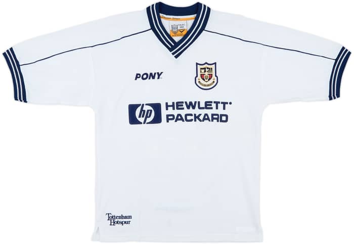 1997-99 Tottenham Home Shirt Ginola #14 - 8/10 - (S)