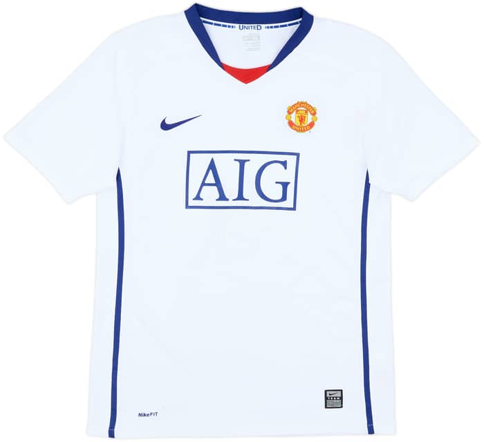 2008-10 Manchester United Away Shirt Berbatov #9 - 5/10 - (XL.Boys)