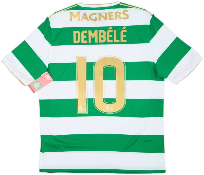 2017-18 Celtic 'Lisbon Lions 50th Anniversary' Home Shirt Dembele #10 (S)