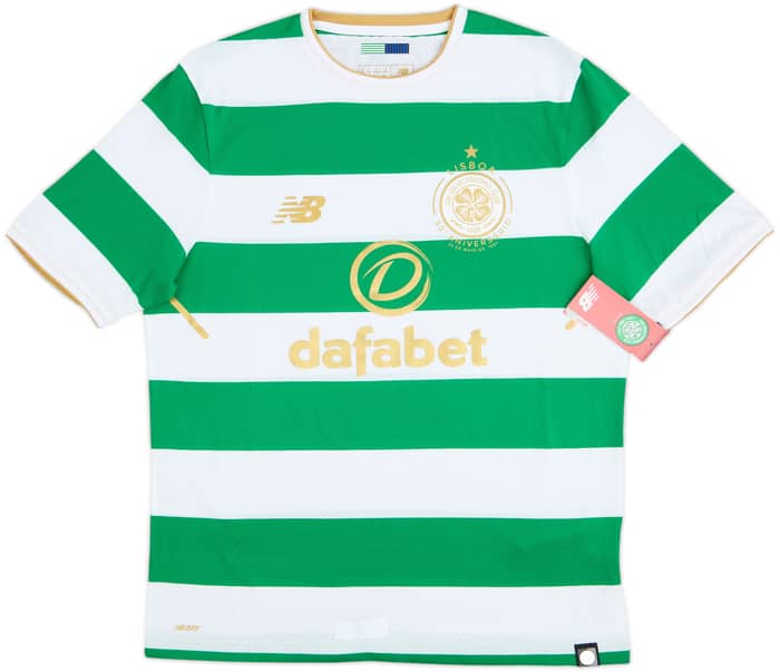 2017-18 Celtic 'Lisbon Lions 50th Anniversary' Home Shirt Dembele #10 (S)