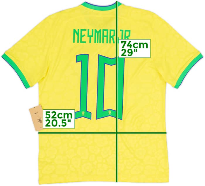 2022-23 Brazil Home Shirt Neymar #10 (M)