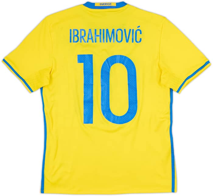 2016-17 Sweden Home Shirt Ibrahimovic #10 - 5/10 - (S)