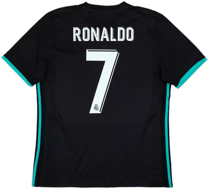 2017-18 Real Madrid Camiseta de visitante Ronaldo #7 - 9/10 - (L)