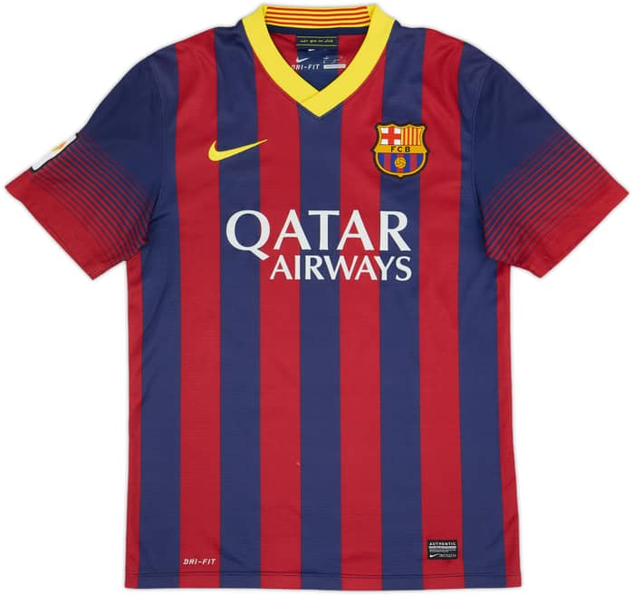 2013-14 Barcelona Home Shirt - 5/10 - (S)