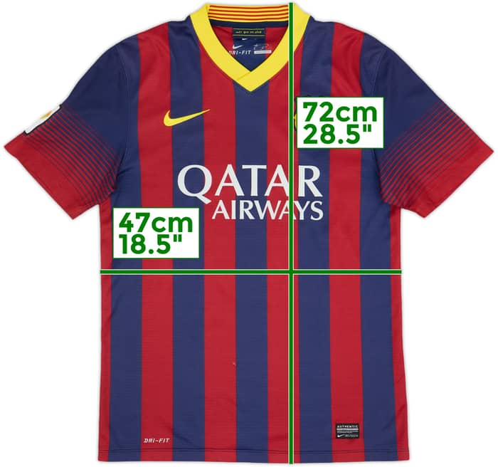 2013-14 Barcelona Home Shirt - 5/10 - (S)