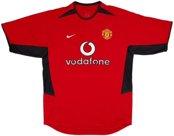 2002-04 Manchester United Home Shirt #21 - 7/10 - (M)