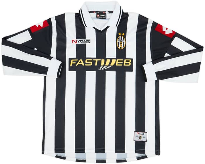 2001-02 Juventus Home L/S Shirt Del Piero #10 - 7/10 - (XL)