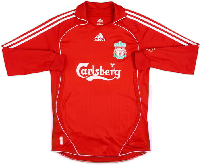 2006-08 Liverpool Home L/S Shirt Torres #9 - 6/10 - (S)