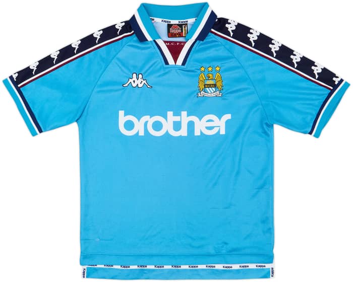 1997-99 Manchester City Home Shirt - 8/10 - (S)