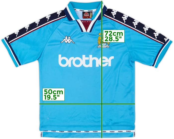 1997-99 Manchester City Home Shirt - 8/10 - (S)