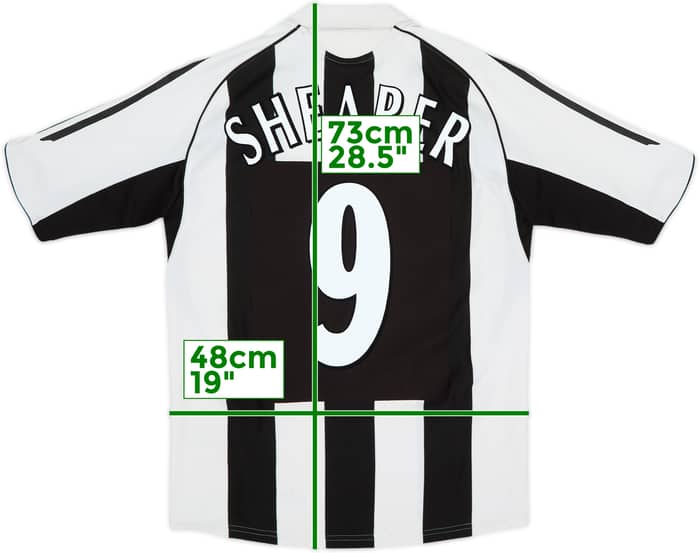 Camiseta de local del Newcastle 2005-07 Shearer #9 - 5/10 - (S)