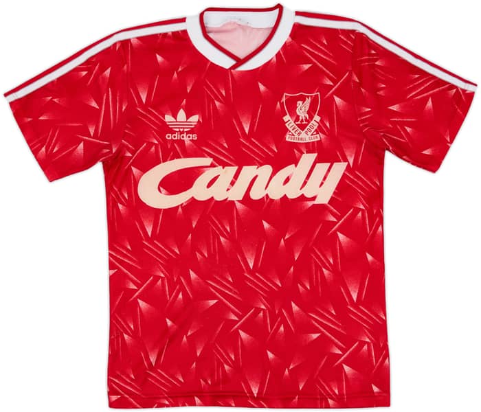 1989-91 Liverpool Home Shirt - 6/10 - (L.Boys)