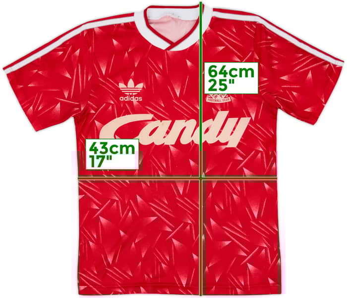 1989-91 Liverpool Home Shirt - 6/10 - (L.Boys)