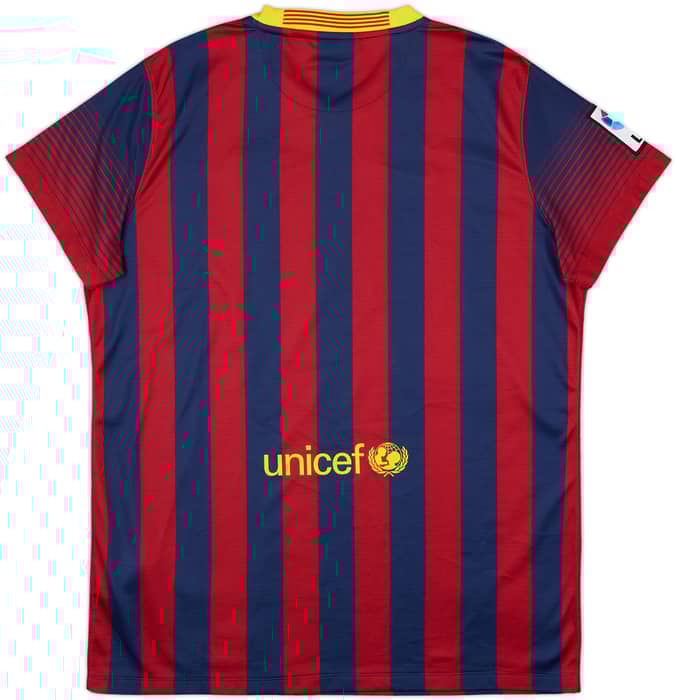 2013-14 Barcelona Home Shirt - 8/10 - (Women's XL)