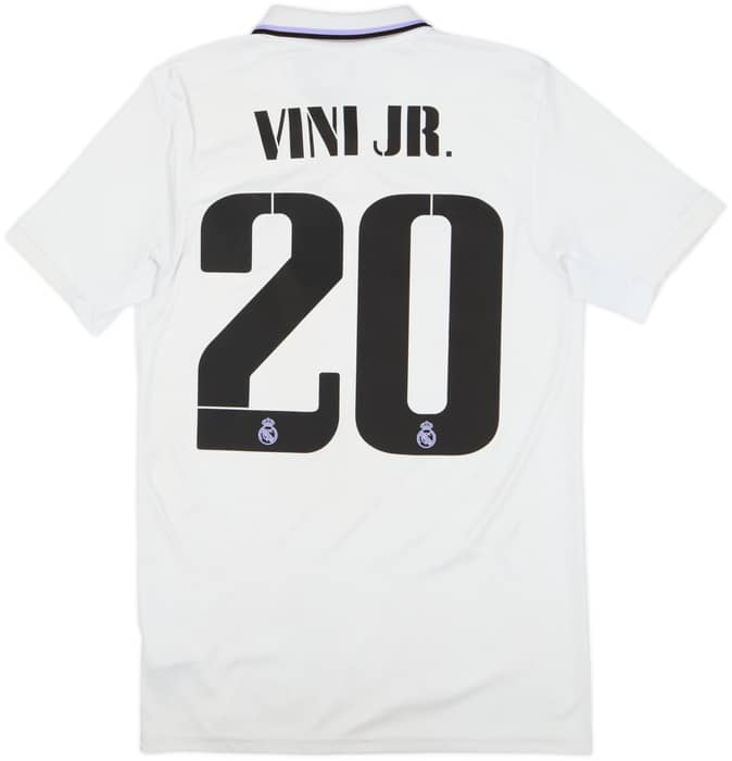 2022-23 Real Madrid Home Shirt Vini Jr #20 - 7/10 - (S)