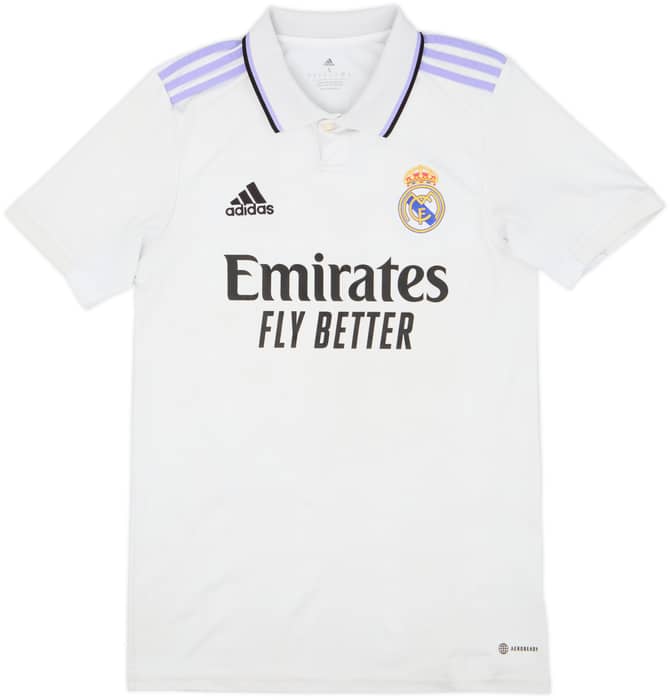 2022-23 Real Madrid Home Shirt Vini Jr #20 - 7/10 - (S)
