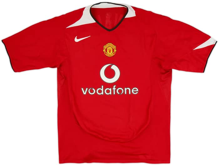 2004-06 Manchester United Home Shirt Ronaldo #7 - 6/10 - (L)