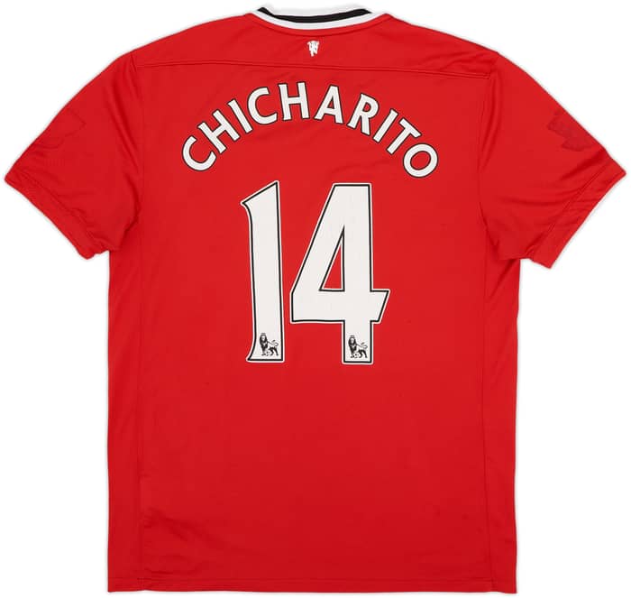 2011-12 Manchester United Home Shirt Chicharito #14 - 5/10 - (L)