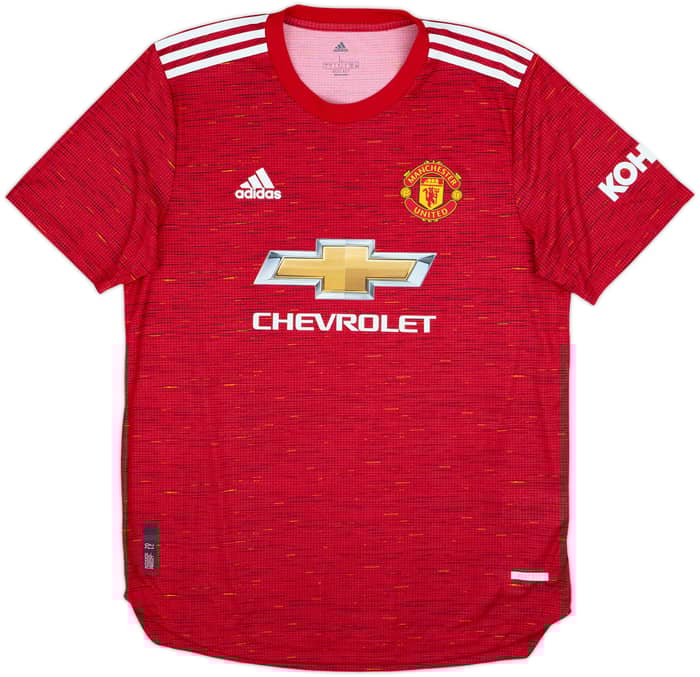 Camiseta auténtica de local del Manchester United 2020-21 Pogba #6 - 10/10 - (L)