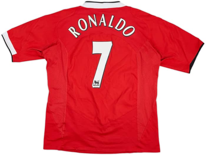 2004-06 Manchester United Home Shirt Ronaldo #7 - 6/10 - (L)