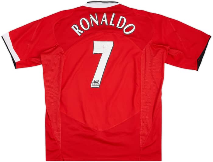 2004-06 Manchester United Home Shirt Ronaldo #7 - 6/10 - (XL)