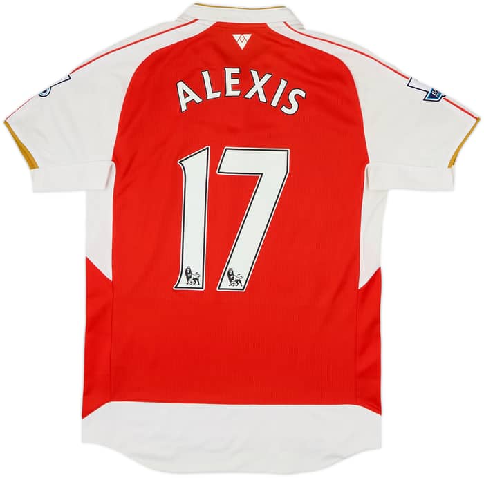 2015-16 Arsenal Home Shirt Alexis #17 - 7/10 - (S)