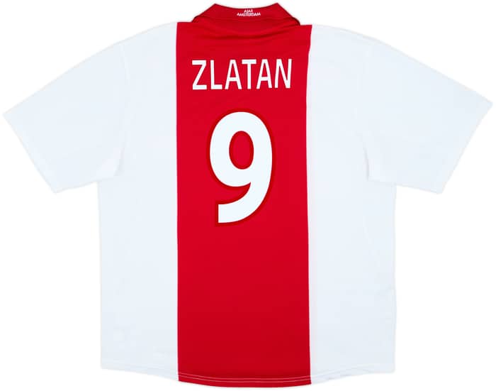 Camiseta de local del Ajax 2001-02 Zlatan #9 - 10/10 - (XL)