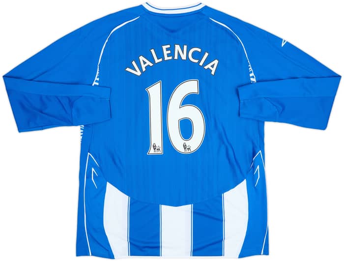 2007-08 Wigan Home L/S Shirt Valencia #16 - 8/10 - (XL)