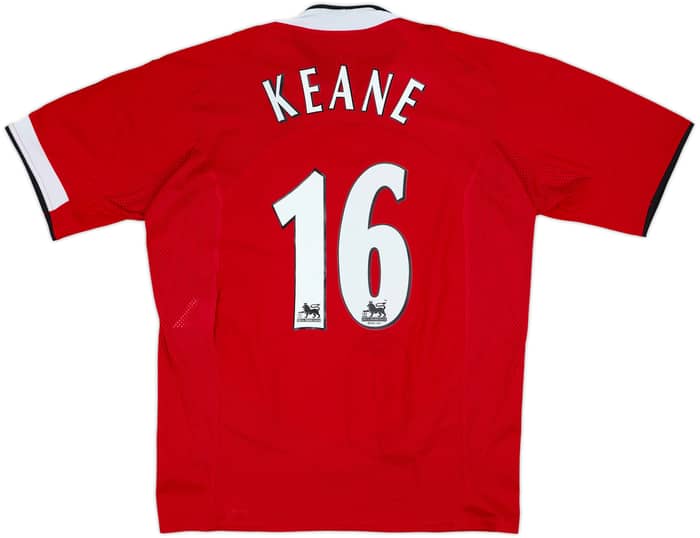 2004-06 Manchester United Home Shirt Keane #16 - 6/10 - (M)
