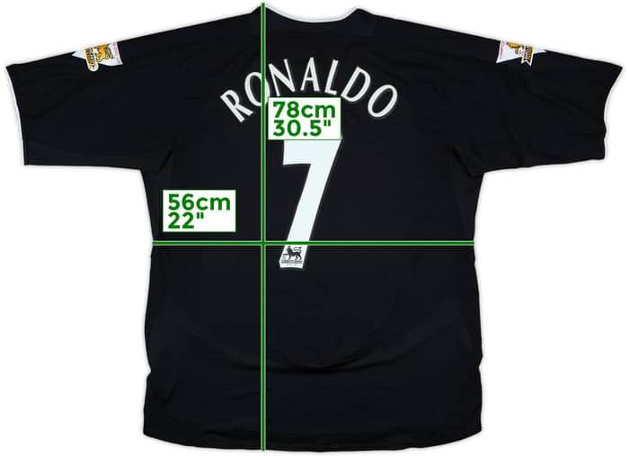 2003-05 Manchester United Away Shirt Ronaldo #7 - 7/10 - (XXL)