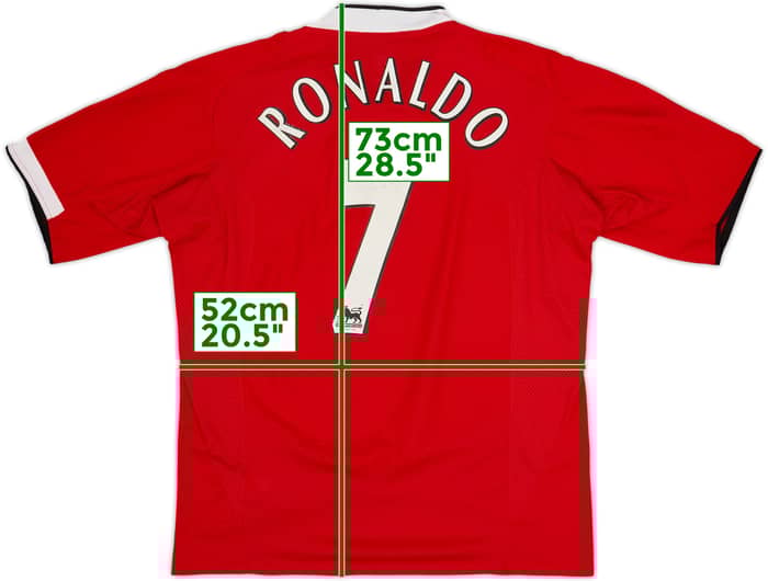 2004-06 Manchester United Home Shirt Ronaldo #7 - 7/10 - (L)