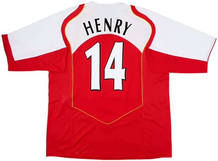 2004-05 Arsenal Home Shirt Henry #14 - 10/10 - (XXL)